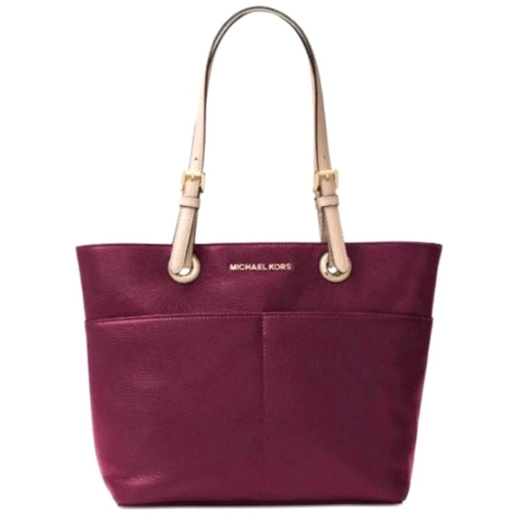 Michael Kors Maroon Leather Purse